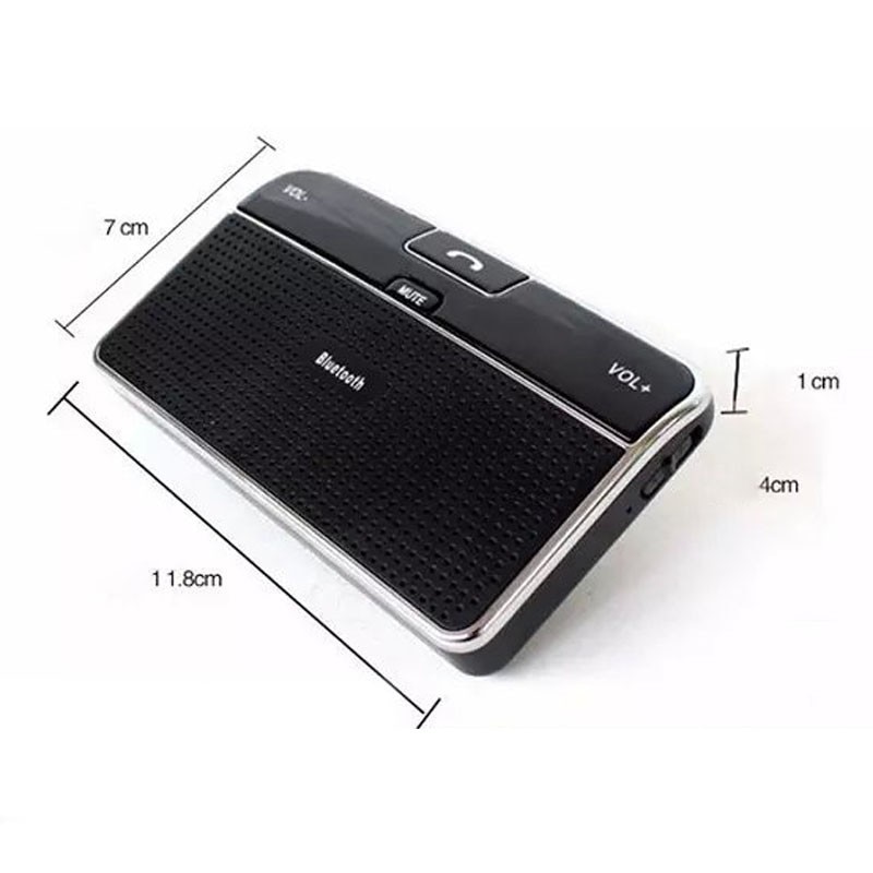 Draadloze Bluetooth Carkit Handsfree Speakerphone V4.0 Multipoint Zonneklep Speaker Voor Telefoon Smartphones Auto Bluetooth Lader