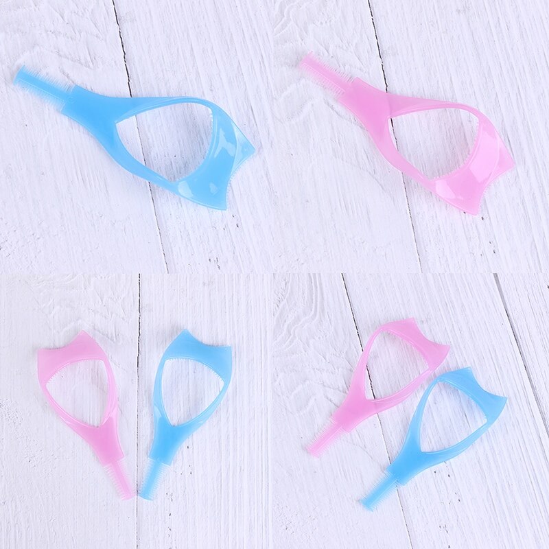 3 in 1 wimpertools make-up mascara schildje beschermkapje krultang applicator kam gids kaart make-uptool schoonheid cosmetisch hulpmiddel