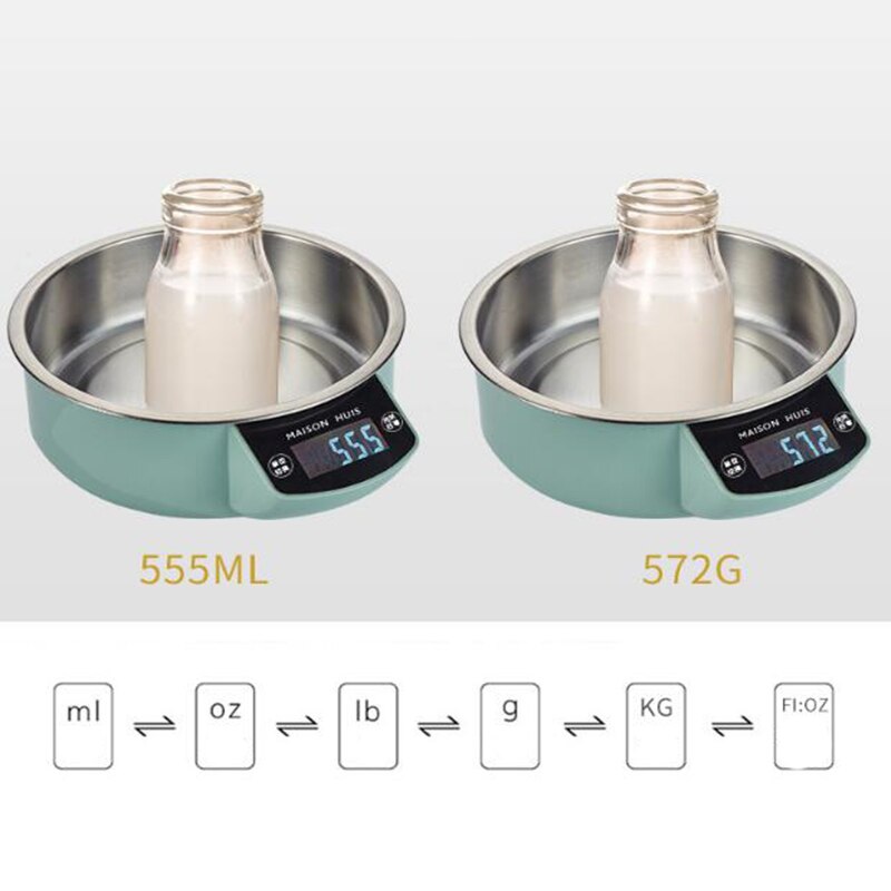 Kitchen Scales Electronic for Weighing Smart Digital Accuracy Gram Precision Scale With Bowl for Food/Floor Baking Accessories