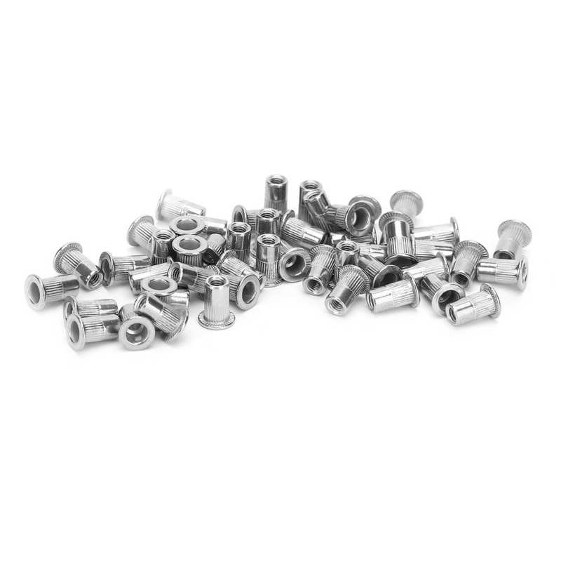 Insertos roscados de acero inoxidable, herramientas de reparación de hardware, remache de acero inoxidable, tuerca, acanalamiento M3, Hardware de sujeción