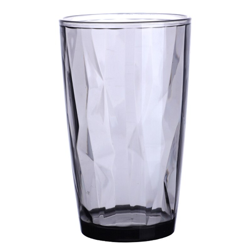 500ml Stackable Colored Drinking Glass Diamond Water Cup Juice Glasses For Drinking Tea Clear Kitchen Dining Bar Drinkware: GY