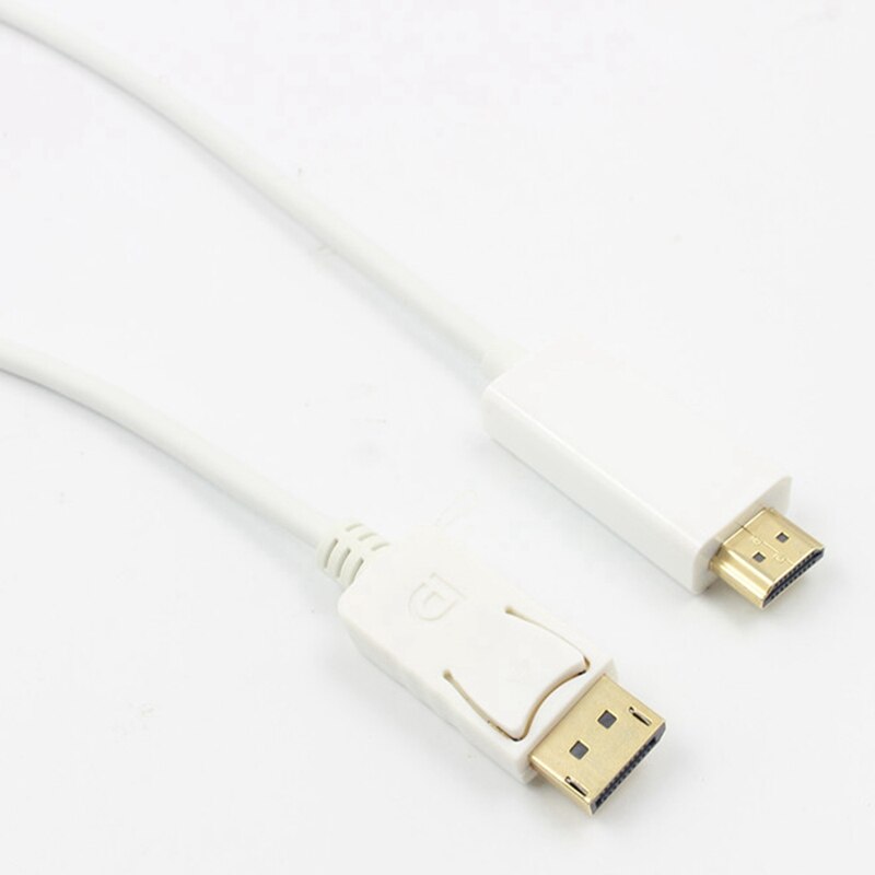 Podstawy Mini DisplayPort do HDMI-kompatybilny kabel-1.8M (biały)