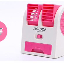Dual Air Outlets Geur Airconditioner Usb Fan Mini Geur Zomer Koeling Apparaat 2.5W Cool/Verfrissende Machine