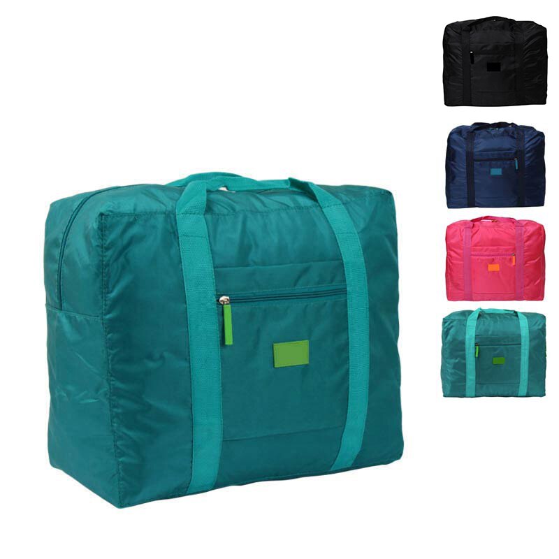 Waterproof Nylon Folding Foldable Home Travel Package Men Women Storage Bag Luggage Suitcase Organizer 44.5X21.5X36.5CM A1