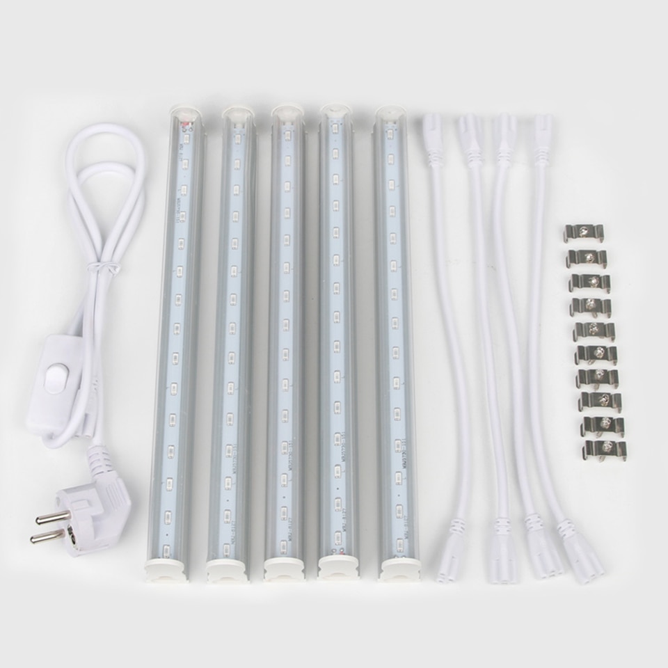 5Pcs 50W Led Grow Light Volledige Spectrum Led Strip SMD5730 Indoor Kweektent Hydrocultuur Uv Verlichting Voor Planten lamp Phytolamp Fitolamp