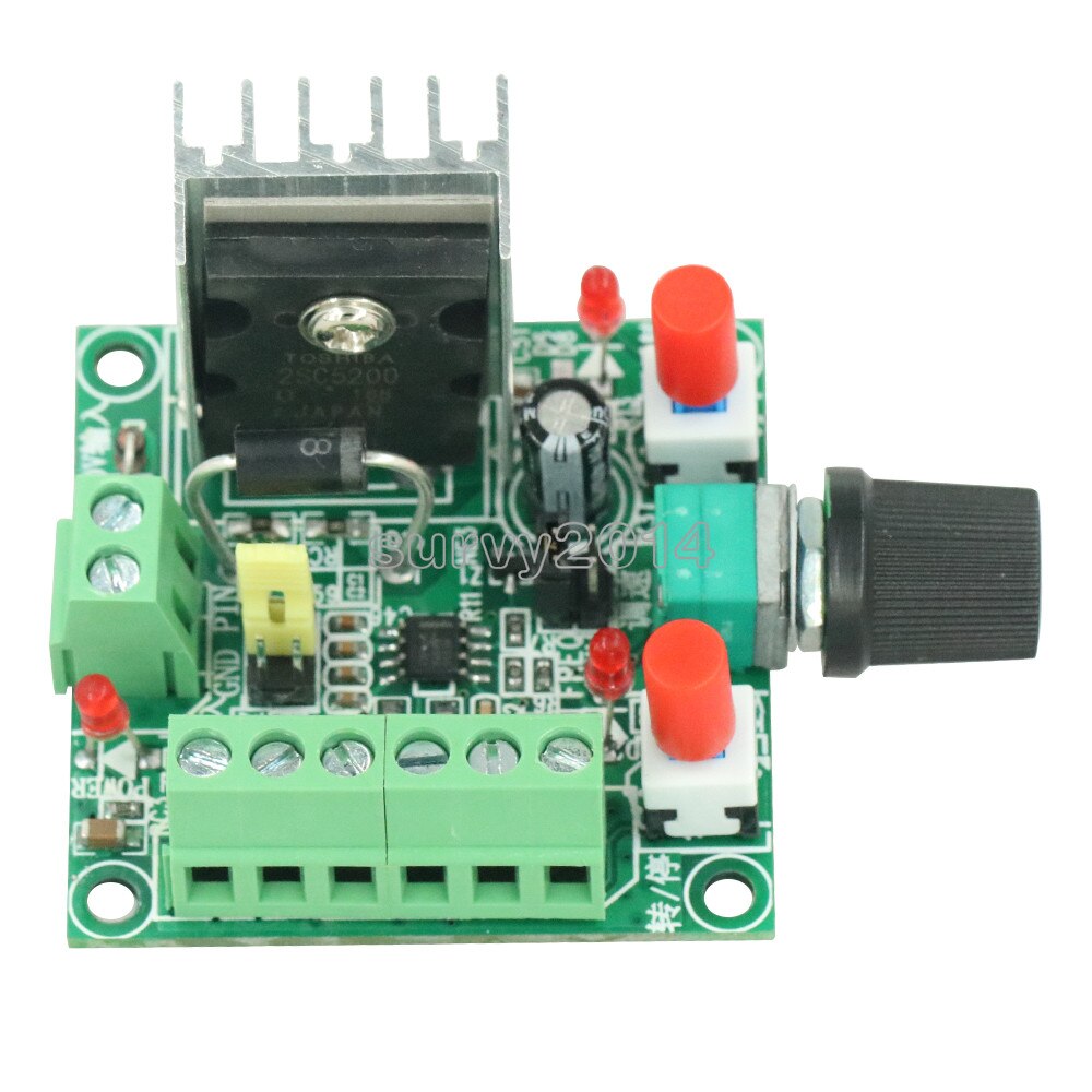 Stappenmotor Driver Controller Pwm Puls Signaal Generator Speed Regulator 15-160V/5-12V Pwm regulator