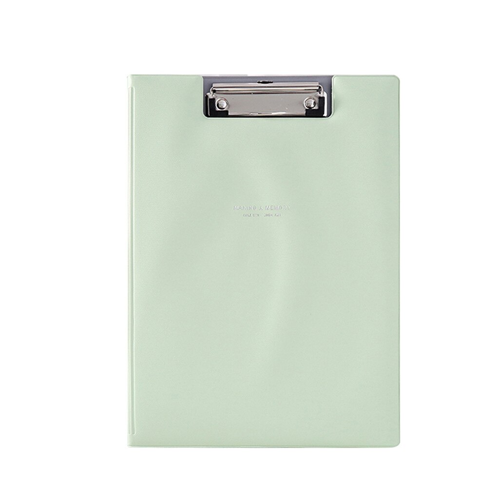 A4 File Document Bag Pouch Bill Folder Holder Organizer Fastener Office Supplies accessories portable File Folder: Green