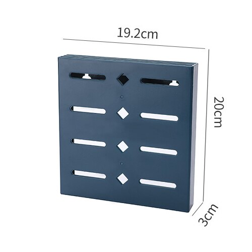 Knife Holder Kitchen Stand Wall-Mounted Knives Holder Organizer Multifunctional Knife Block Storage Cooking Kitchen Accessories: Navy-blue