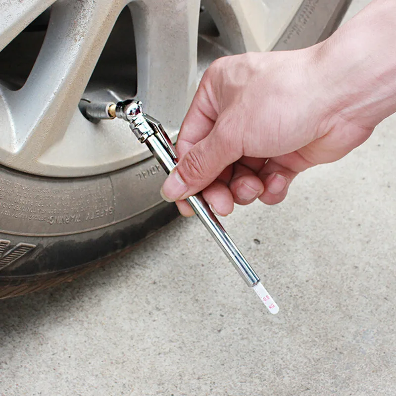 Meter Band Voertuig Auto Band Bandenspanning Monitor Auto Drukmeter Pen Motor Luchtdruk 5-50PSI Testmeter Pen Systemen