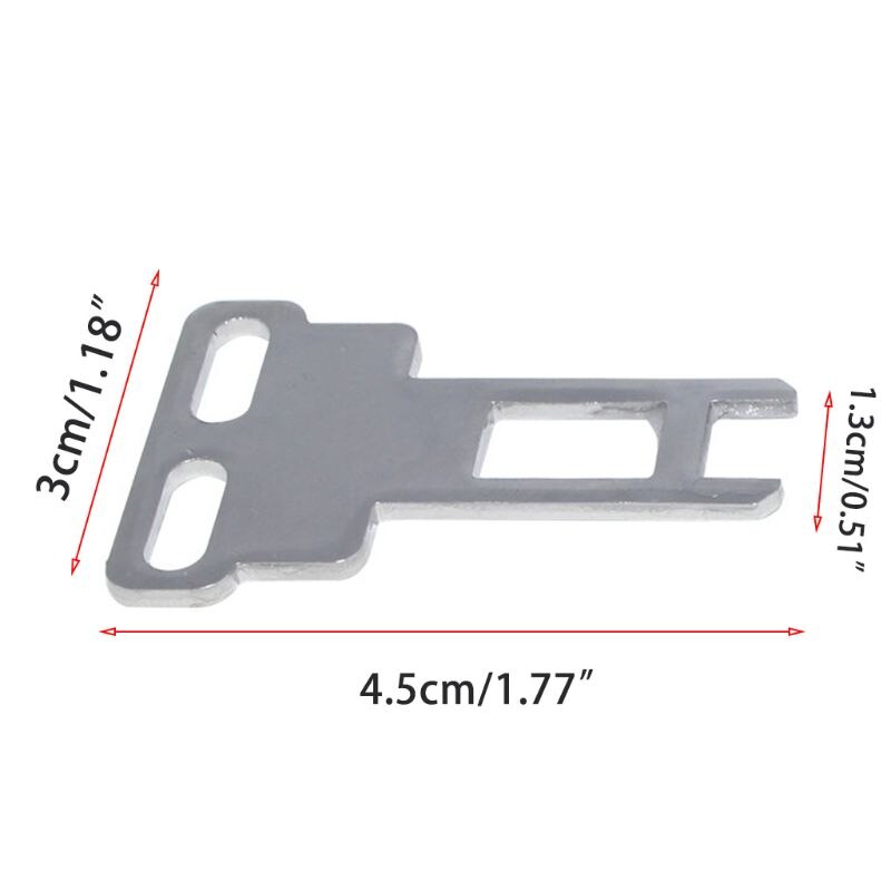 Interruptor de enclavamiento de seguridad para puerta de CZ93-K1, llave de accionamiento, tono plateado, acción directa,