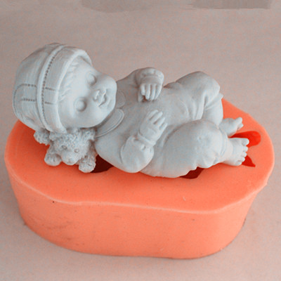 Silicone mold turn over suiker mold chocolade kant cake decoratieve Baby Vorm Siliconen zeep mal