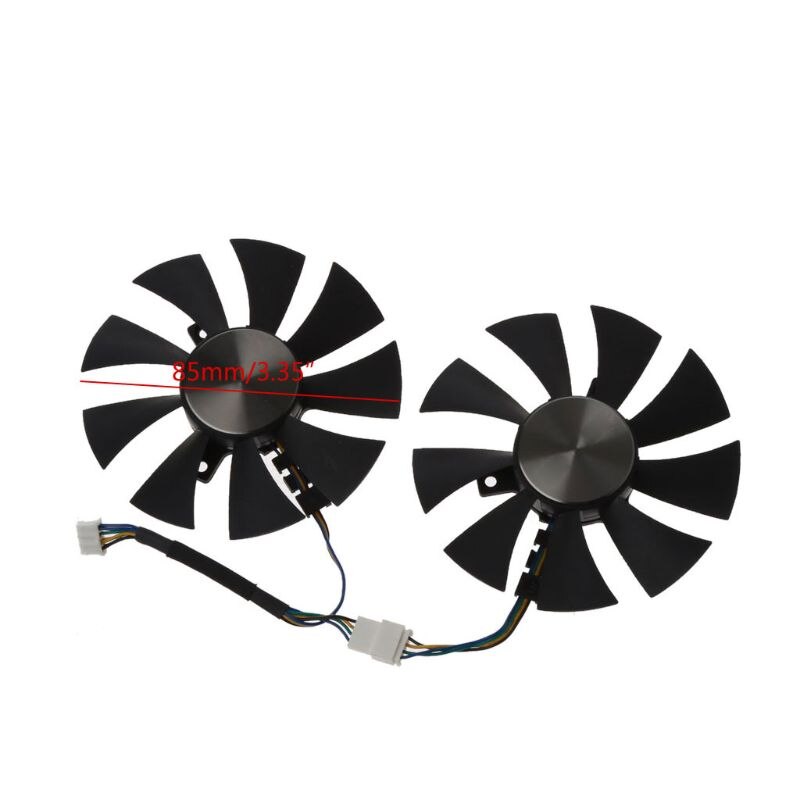 LMNCBVYA A Set PLD08010S12HH 12V 0.35A 75mm Cooling Fan For