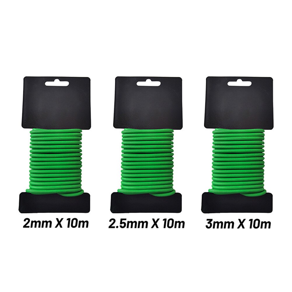 Liens torsadés souples multi-usages pour jardin, fil d'attache pour plantes, tuyau d'eau à Support solide, 2/2.5/3mm