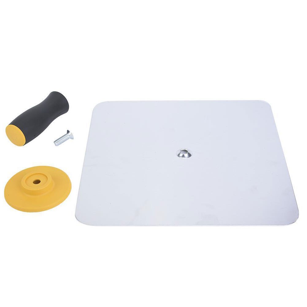 Plaster Hawk Aluminium Heavy Duty Plastering Tool with TPE Handle for Cement Mortar Drywall Concrete Finishing