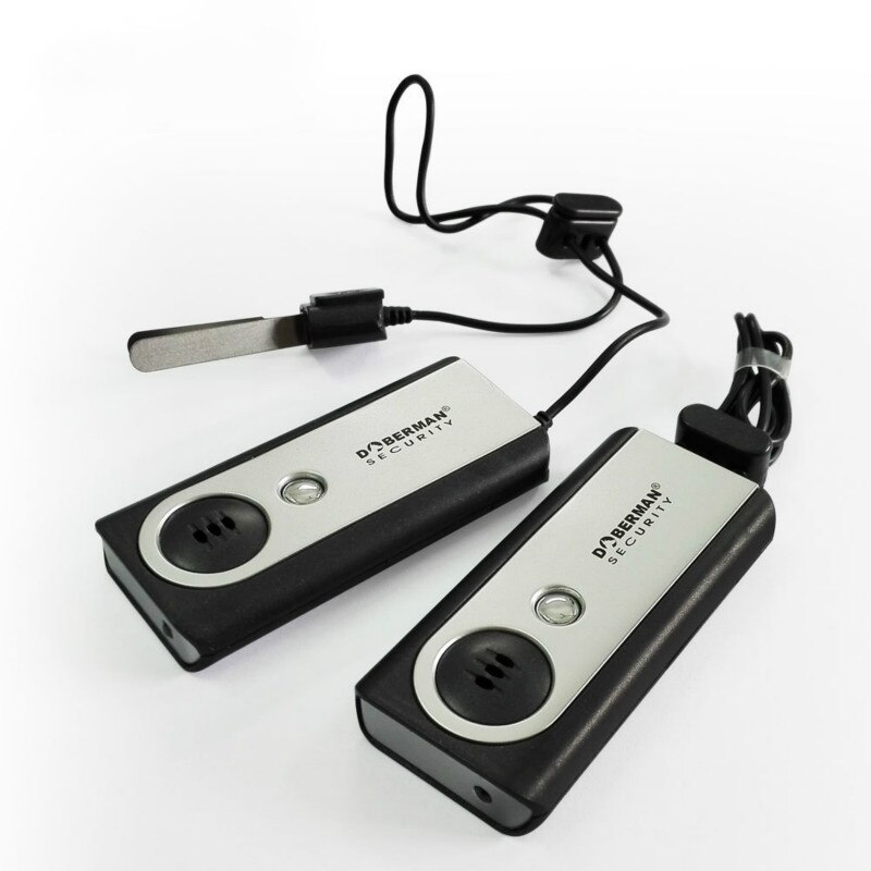 100dB Flashlight Security Portable Door Bolt Anti-theft Alarm Entry Defense Intruder For Travel Home Office Apartment Hotel