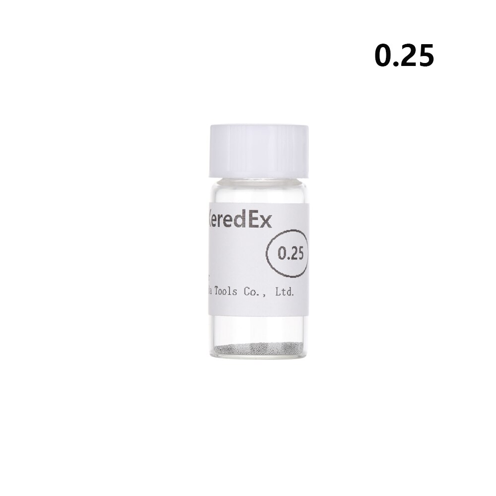 1Bottle BGA Reballing Balls(0.2 0.25 0.3 0.35 0.4 0.45 0.5 0.55 0.6 0.65 0.76 )BGA Solder Ball leaded For BGA Rework Repair Tool: 0.25mm