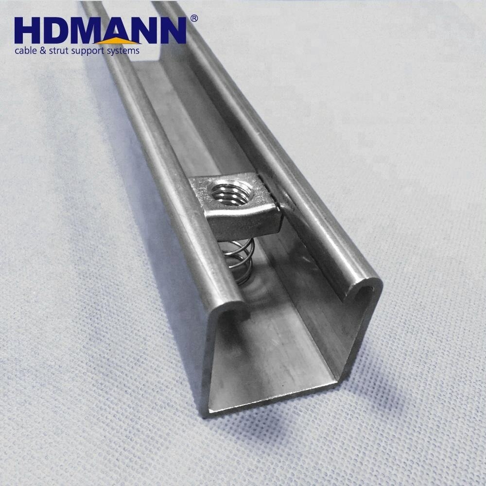 Galvanized Cold Rolled Steel Punching Hole Strut Channel photovoltaic support systems