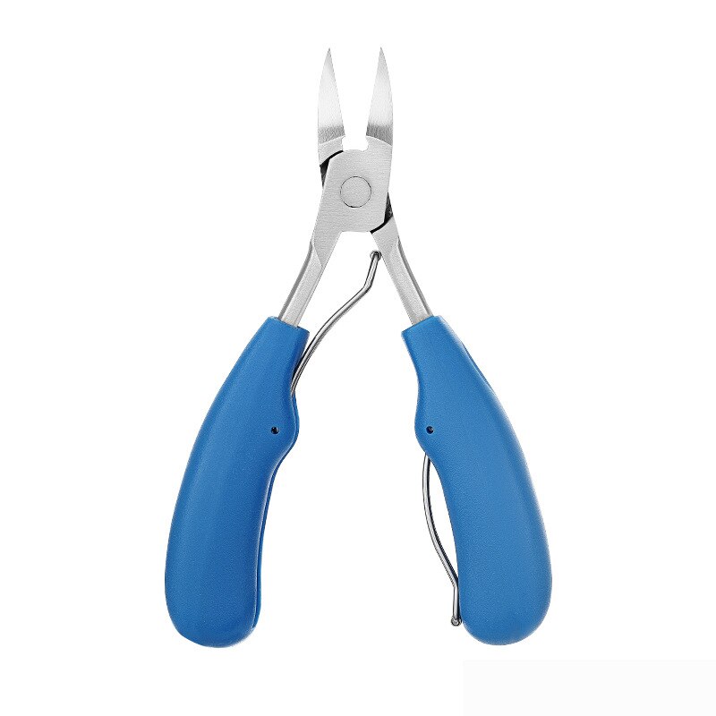 1PC Toe Nail Clippers for Ingrown Toenail Podiatry Correction Nippers Cuticle Cutters Cut Pedicure Manicure Hand Foot Care Tools: Blue