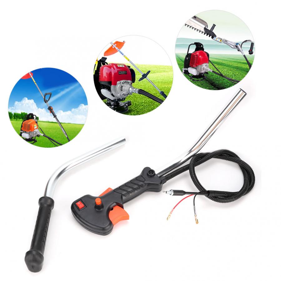 Shoulder Carrying Mower Control Handle Throttle Switch Replacement Accessories Lawn Mower Parts Lawn Mower Handle