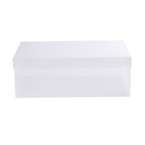 Transparent Dust-proof Stackable Drawer Shoes Storage Box Container Organizer Space Saving Plastic Drawers Shoe Boxes: Clear