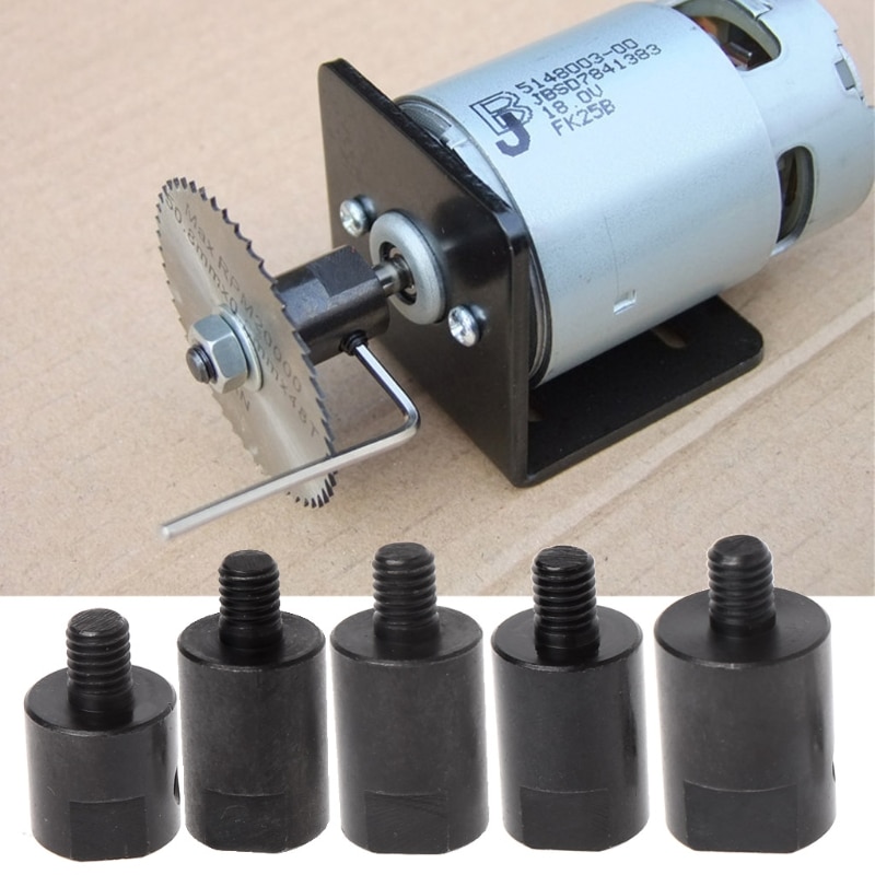 Manchon de coupleur d&#39;arbre de moteur d&#39;axe 3.17/4/5/6/8mm, adaptateur de mandrin de couplage de lame de scie