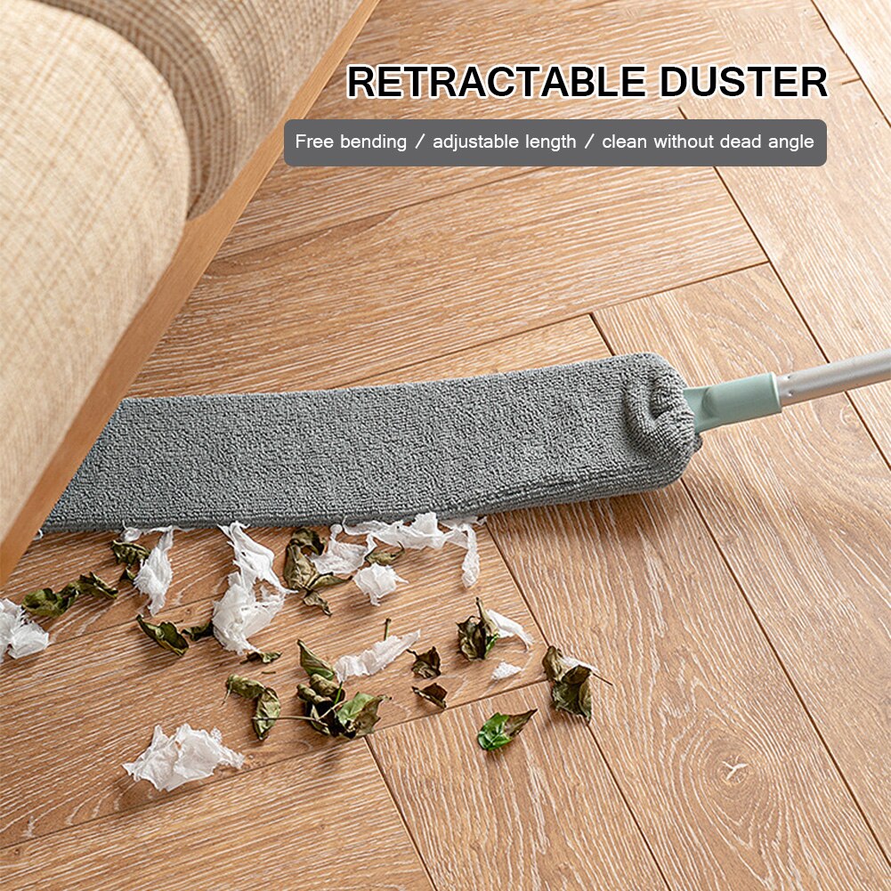 Dust Brush Retractable Gap Dust Cleaner Microfiber Hand Duster Removable Home Long Handle Bed Bottom Sofa Clean Sweep