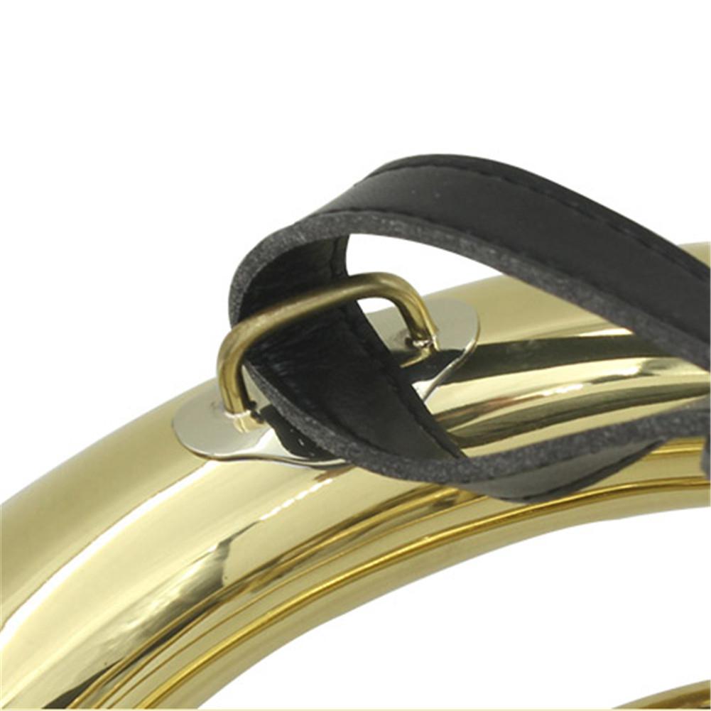 Sangle de Tuba en cuir souple de luxe noir réglable pour les bois Instruments de musique en laiton accessoires de bois