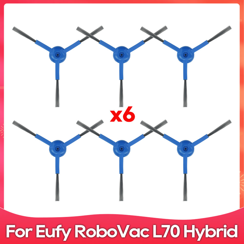 Compatibel met ( Eufy RoboVac L70 Hybrid ) Hoofdborstel, Zijborstel, HEPA-filter, Dweildoek, Accessoire voor Robotstofzuiger: Licht Groen