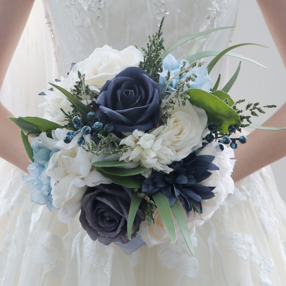 Bridal Wedding Bouquet Flower Bouquet for Bride Wedding Supplies & Decor Flower Wedding Accessories: Default Title