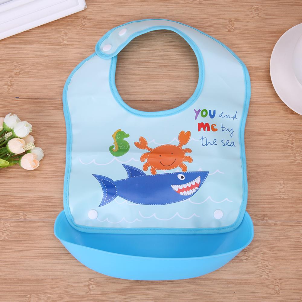 Abnehmbare Baby Lätzchen Nachahmung Silikon Wasserdichte Schürzen Baby Lätzchen Bandana Karikatur Fütterung Reis Lätzchen Baby Speichel Handtuch Baby Futter