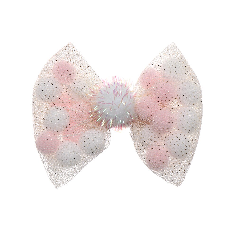 Paleta dulce de lazos para el pelo lazos de pelo con purpurina con Clip de baile de lazo Clip para el pelo niñas horquillas accesorios para el cabello: 3