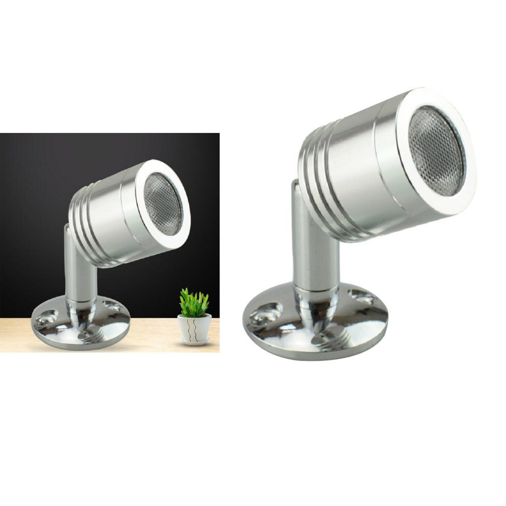 LED DC12V Mini Spotlight Jewelry Showcase Display Lighting Surface Mount: Warm White 3000K