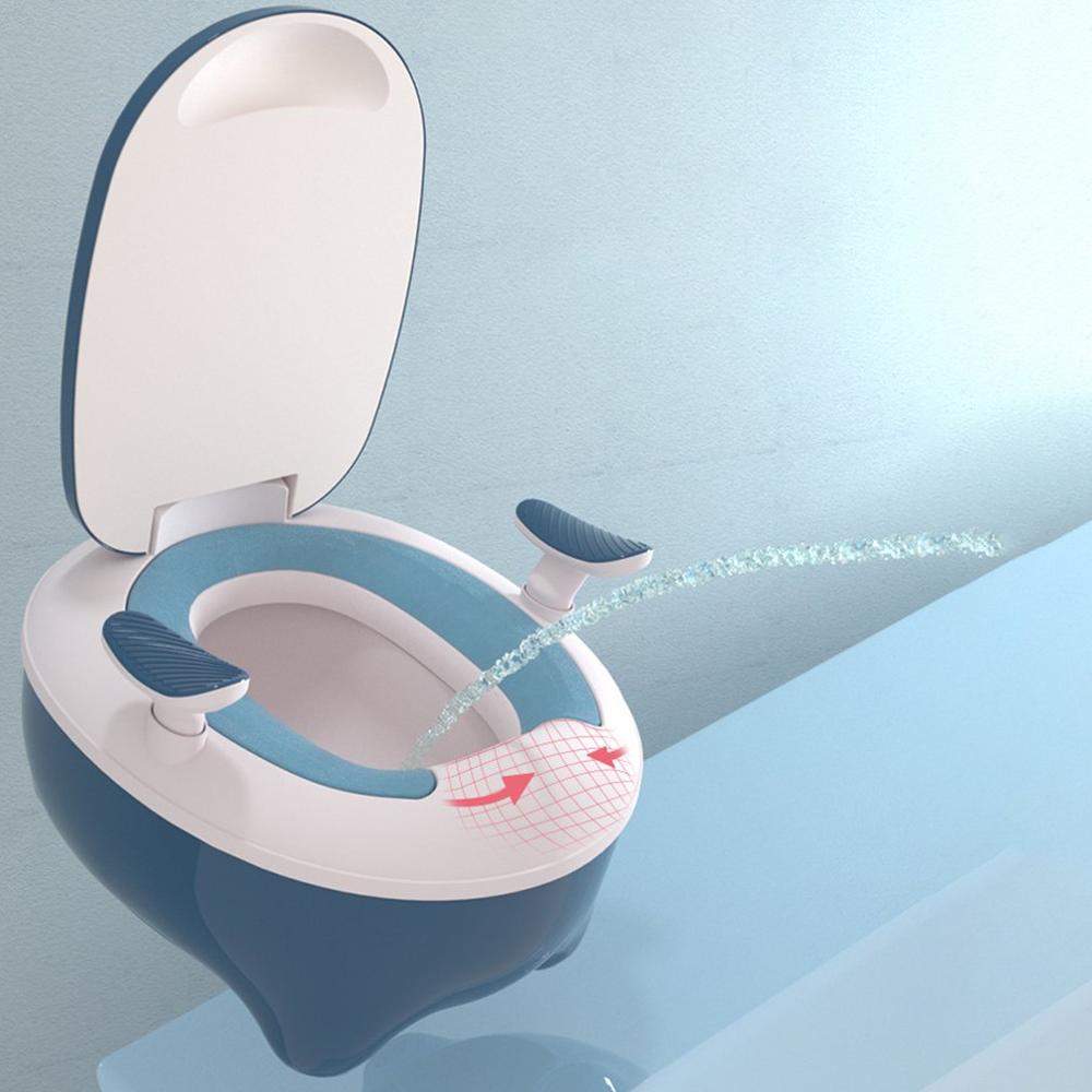 Children's Splash-proof Baby Potty Plastic Road Pot Infant Potty Training Cute Baby Toilet Safe Kids Potty Trainer Seat Chair WC