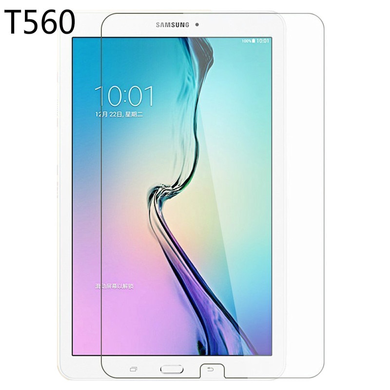 2.5d 9h gehard glas voor samsung galaxy  t560 t561 screenprotector voor tablet sm -t560 tab  e 9.6 inch beschermfolie glas
