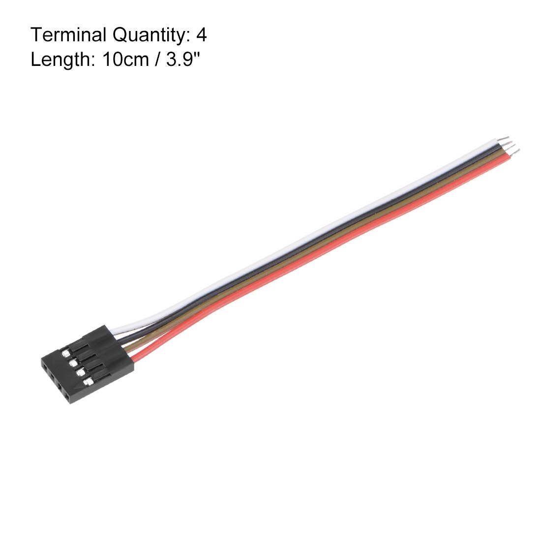 Uxcell Female To Female 40P Jumper Wire 2 To 2.54mm Pitch Ribbon Cable