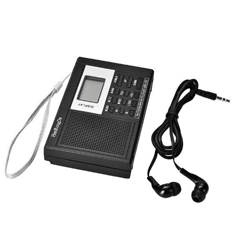 LED Radio Speakers Portable FM/AM MW SW Radio Player Digital Mini Radio Multifunctional Portable Stereo FM Radio RD. 1032