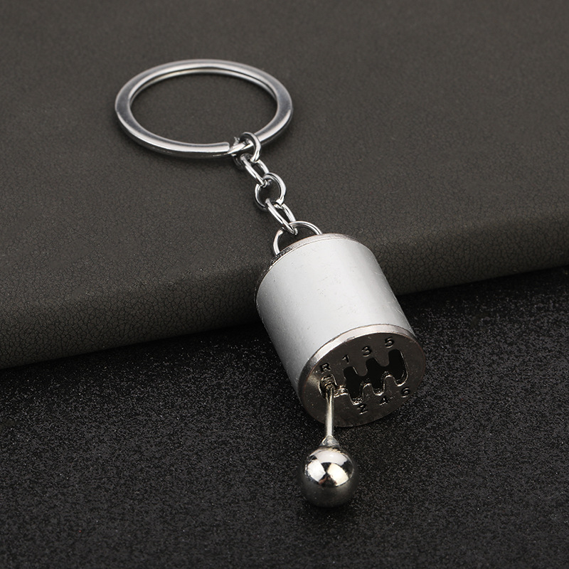Mini Turbo Turbolader Schlüsselanhänger Auto-Styling Schlüsselanhänger Getriebe Getriebe Anhänger Schlüsselanhänger Stock Knöpfe Schlüsselanhänger Schicht Metall Schlüsselanhänger