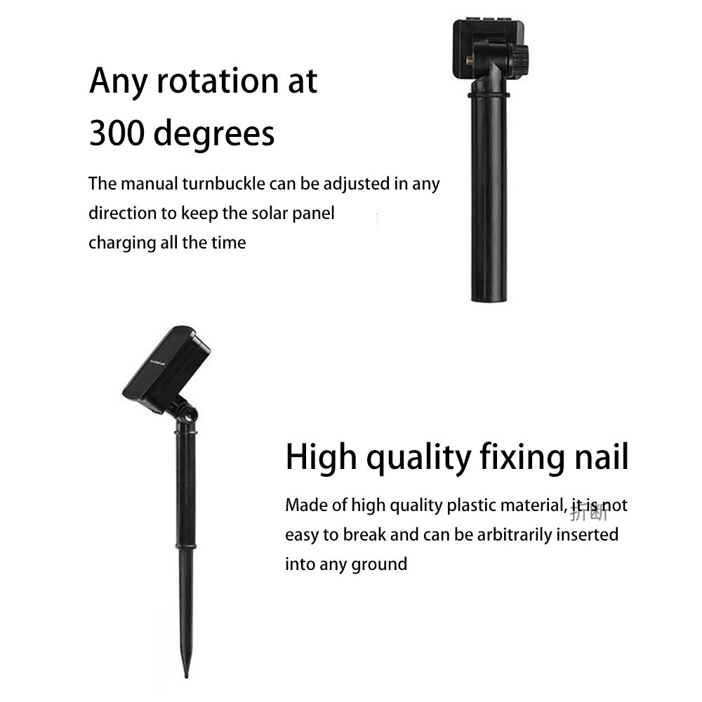 Solar Lamp String LED String Fairy Lights Solar Power Two Functions Garlands Garden Christmas Decor Light For Outdoor