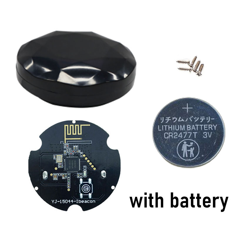Holyiot iBeacon Bluetooth nRF51822/nRF52810 Module 4.0 BLE Beacon Indoor Positioning Low Power Consumption Waterproof With Case: Silver