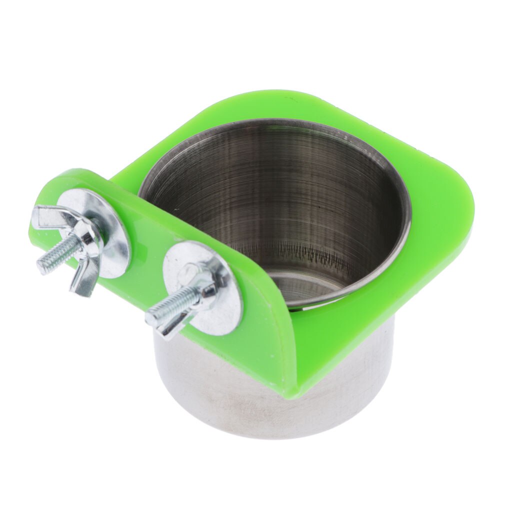 Kæledyr fugl papegøje vand foder foder foder kop til små til store fugle