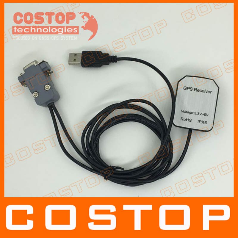 DB9 RS232 UART GPS GNSS Receiver Module Antenna GM237 USB POWER