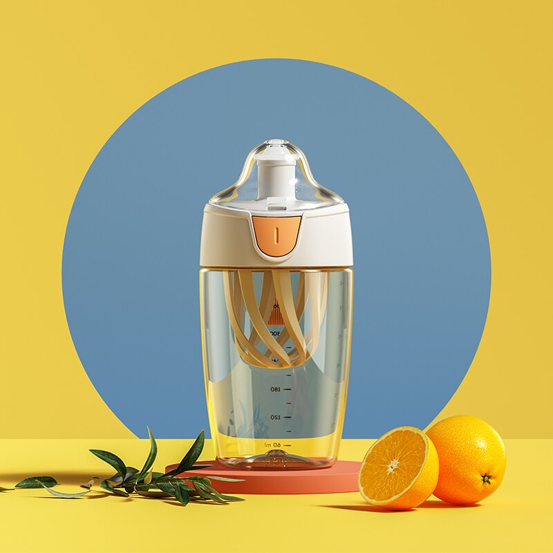 Sport Drink Bottle Shaker Protein Whey Water Vortex Gym Bottle Protein Shaker Slushy Butelka Na Wode Kitchen Accessories 50: 400ml Gray