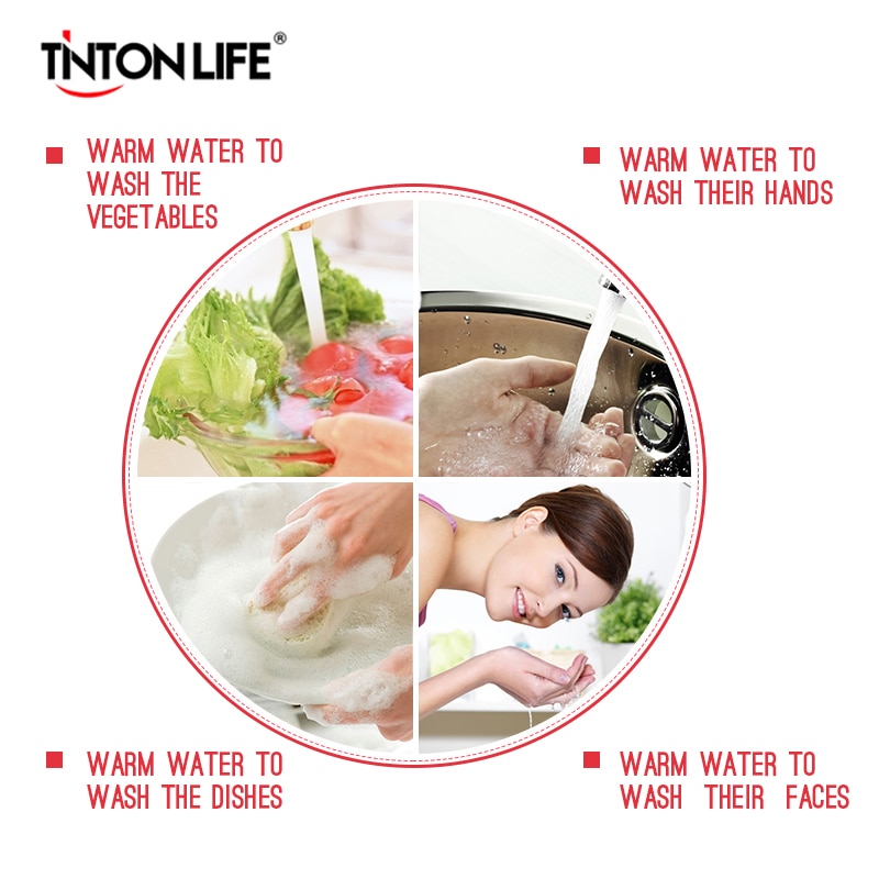 Electric Water Heater Temperature Display Water Heater Kitchen Tankless Instant 3000W