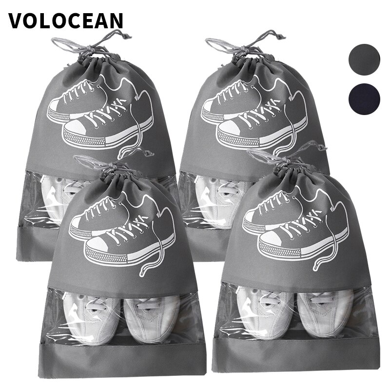 VOLOCEAN Schuh Lagerung Tasche Reise Schuh Tasche Organizer Kordelzug Tragbaren Paket Tasche Für Schuh Hause Lagerung