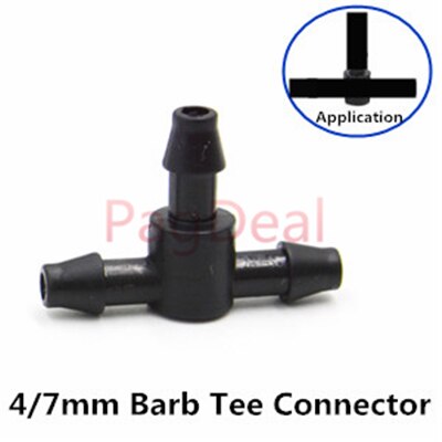 47 mm slangestik fittings drypvanding modhager til 1/4 " 4/7mm haveplæne vandslange ventil kobling tilbehør