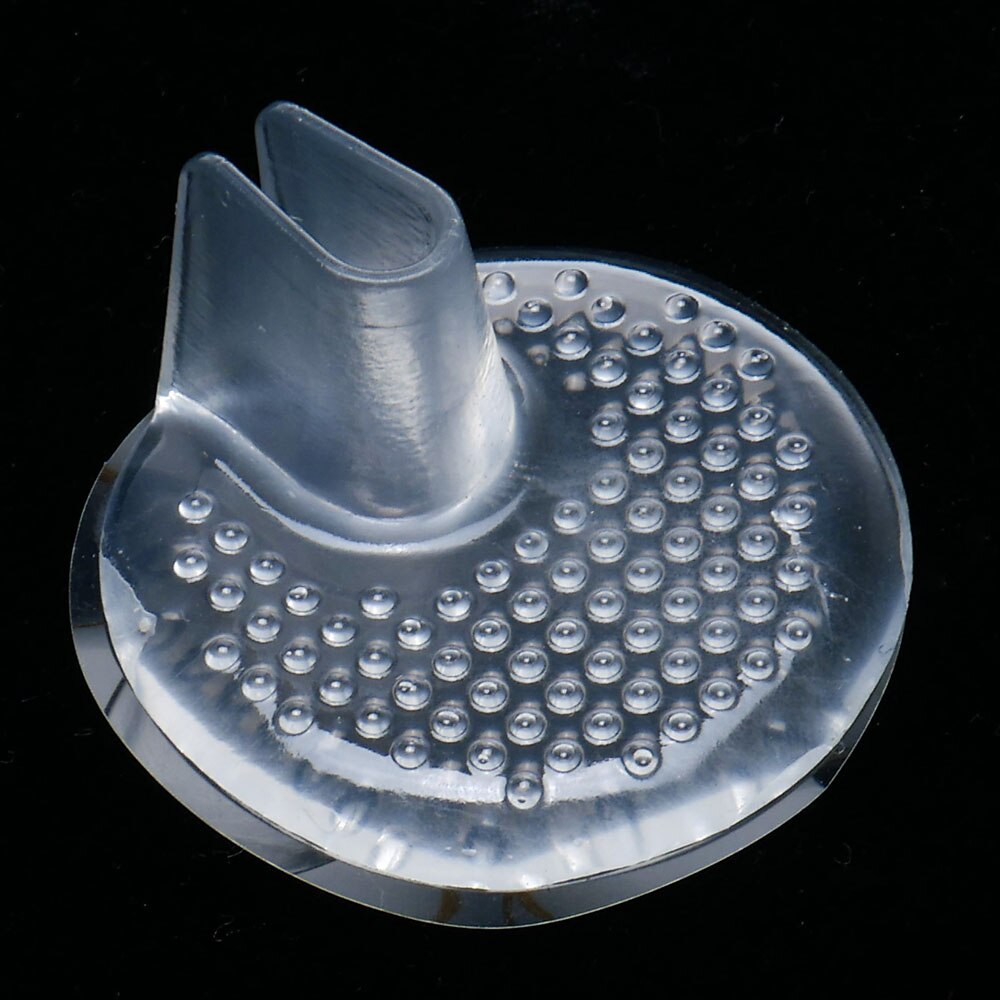 1 Pair Silicone Non-slip Toe Separator for Slippers High Heels Transparent Stress Relieve Foot Cushion Pads