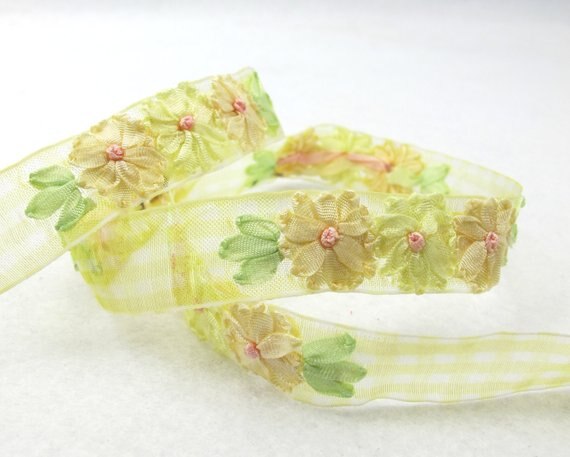 2 meter 1 inch transparant chiffon lint met fuchsia geweven picot rand | haaraccessoires en knutselbenodigdheden | strikken maken