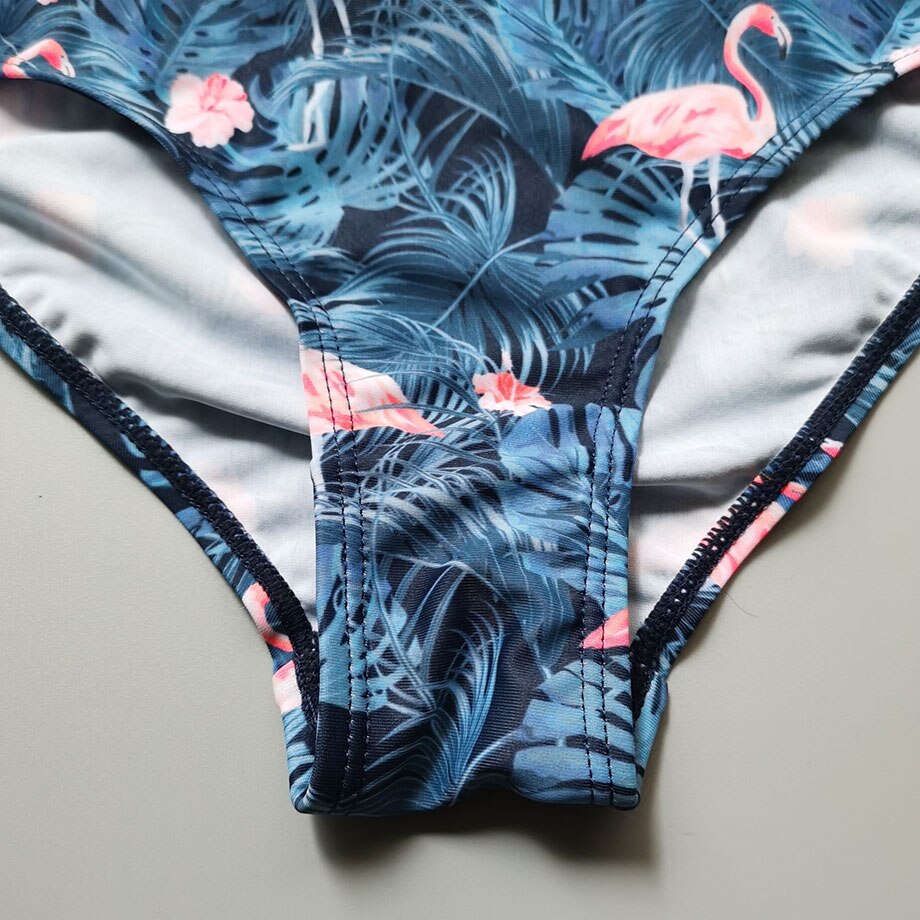 Bañador de flamenco para niña de 3 a 14 años, Bikini cruzado para niñas, traje de baño de dos piezas para niñas, ropa de baño para niñas, ropa de playa