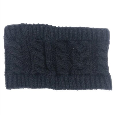 Vrouwen Warm Winter Sneeuw Hoed Muts Geen Top Wol Hoed: Black