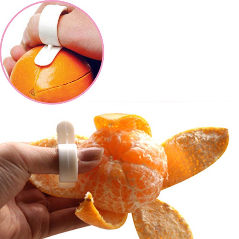 Plastic Fruit Peeler Orange Easy Slicer Lemon Cutter Citrus Peeling Machine JU8